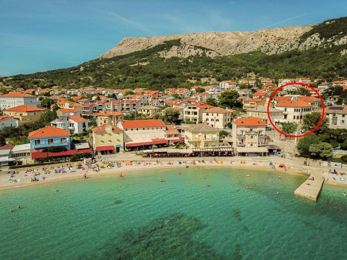 Apartment & Rooms Three Angels Baška Exteriör bild